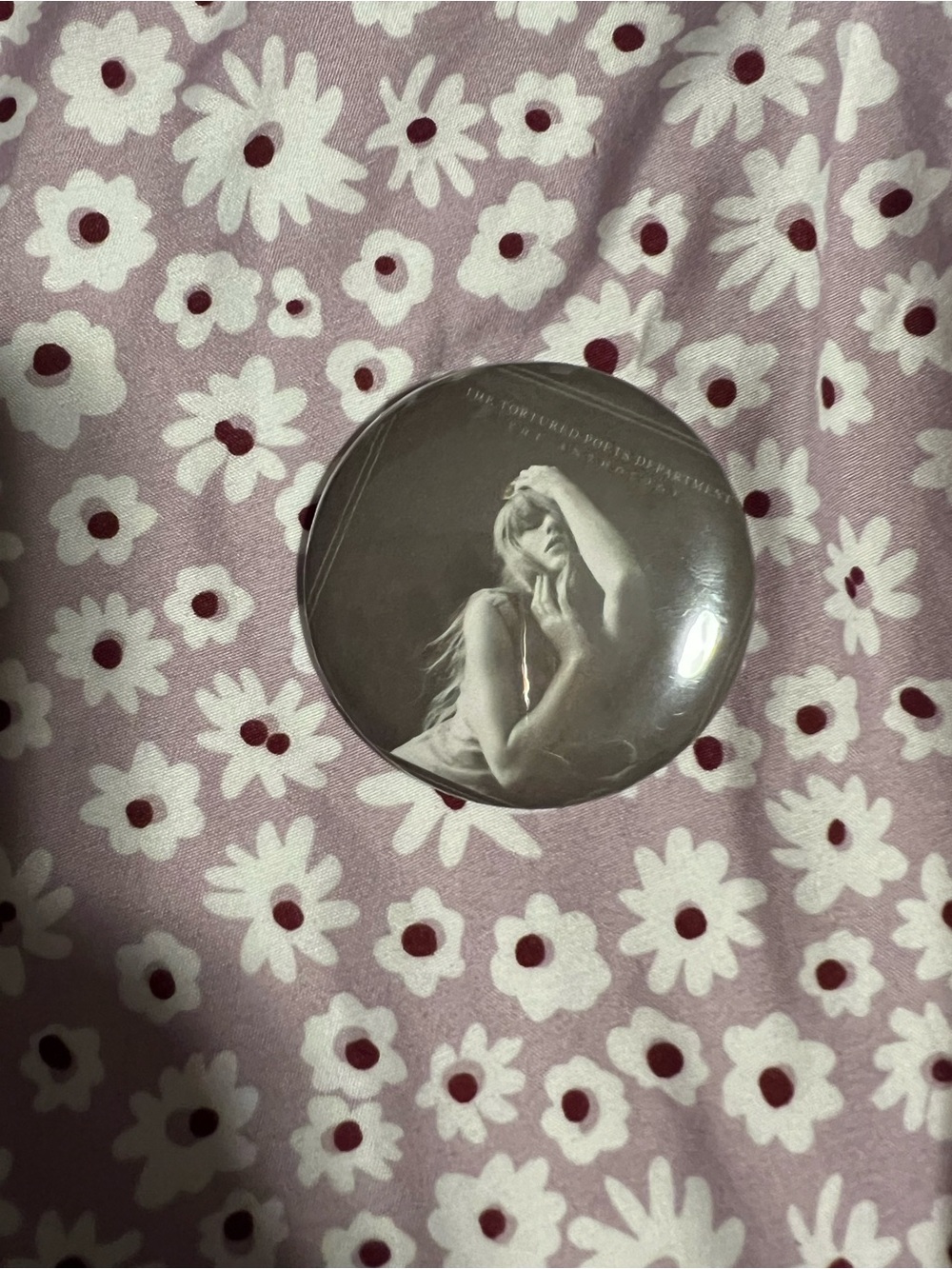 Handmade Taylor Swift The Tortured Poets Department Button
